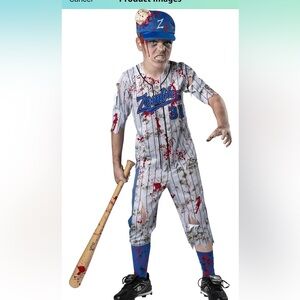 Zombie baseball player costume ⚾️
